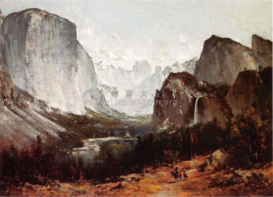A View of Yosemite Valley - 托马斯·希尔